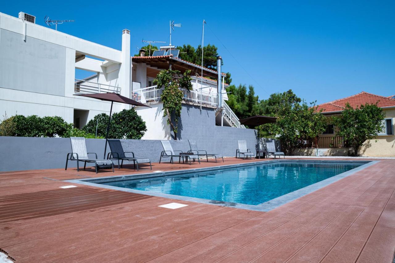 Elegant House By The Sea With Pool Βίλα Ακράτα Εξωτερικό φωτογραφία